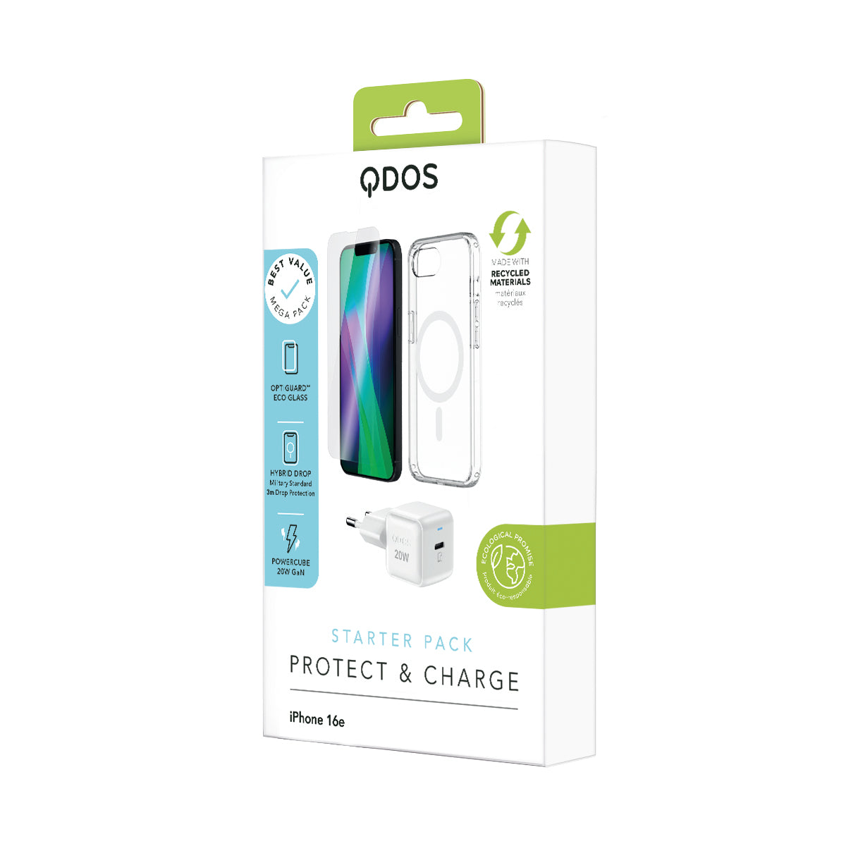Starter Pack (EU Plug) - iPhone 16e - White