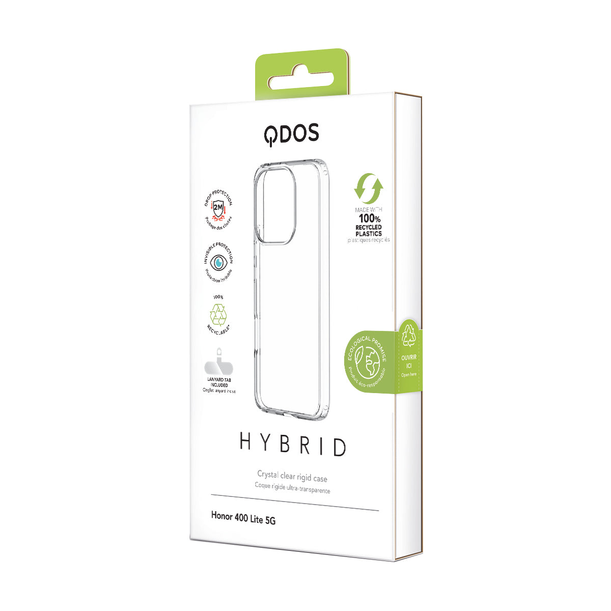 Hybrid Clear Case for Honor 400 Lite 5G