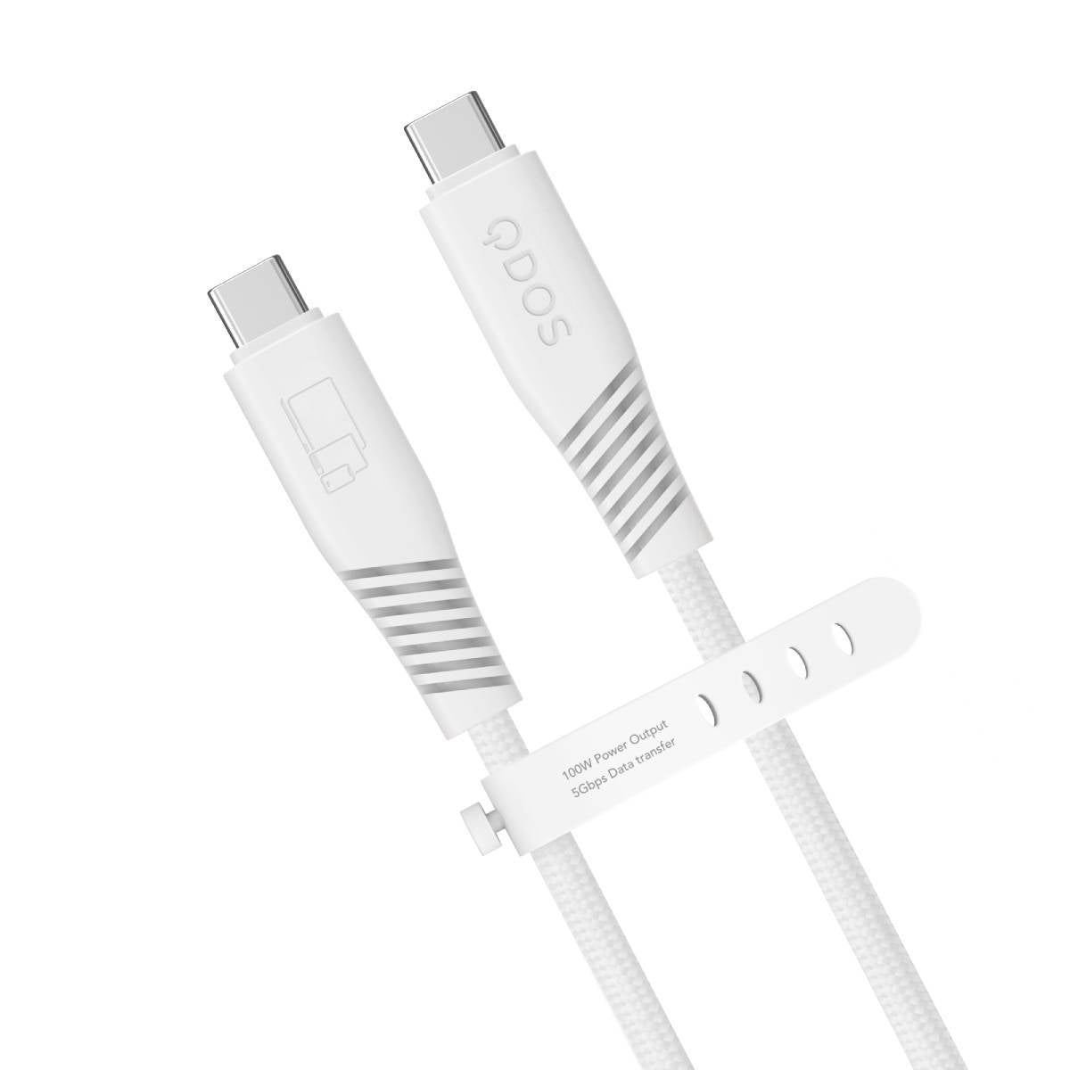 PowerMotion Pro - USB-C to USB-C Cable (USB 3.0, 2m) - White