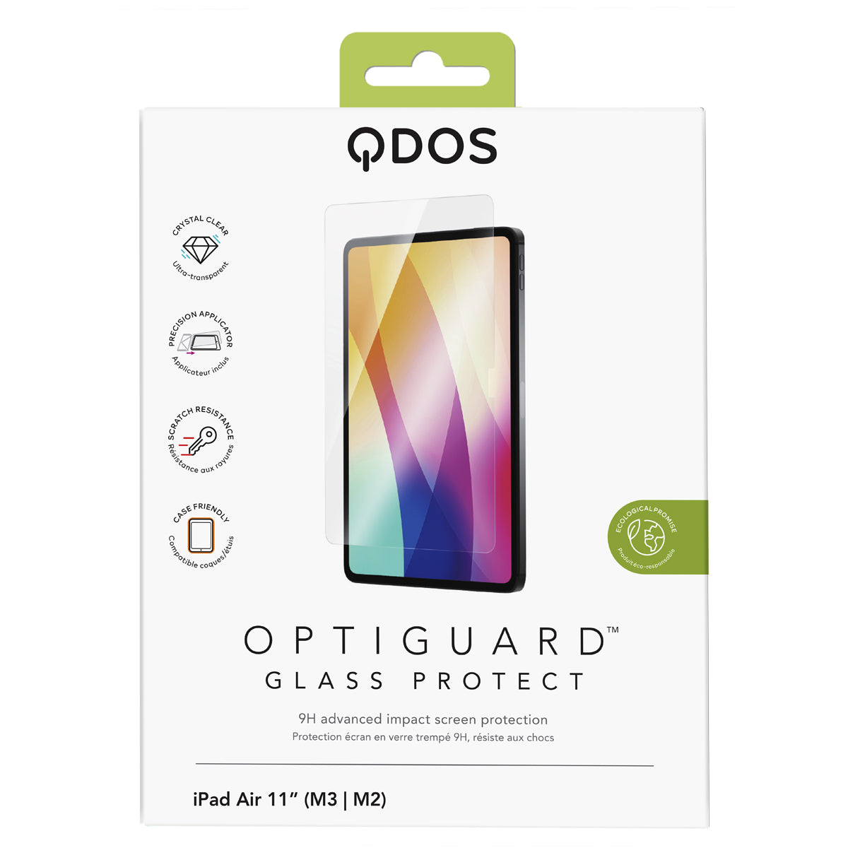 OptiGuard Glass Protect - Apple iPad Air 11-inch (M3/M2) Screen Protector - Clear