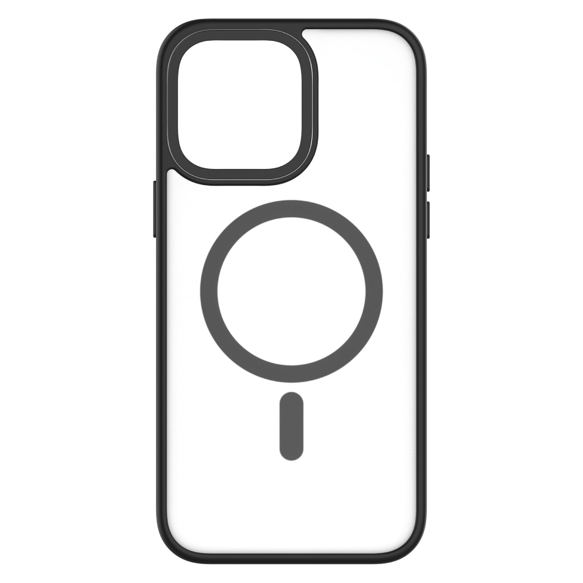 Hybrid Soft + Snap - iPhone 14 Pro Max Case MagSafe Compatible - Clear / Midnight