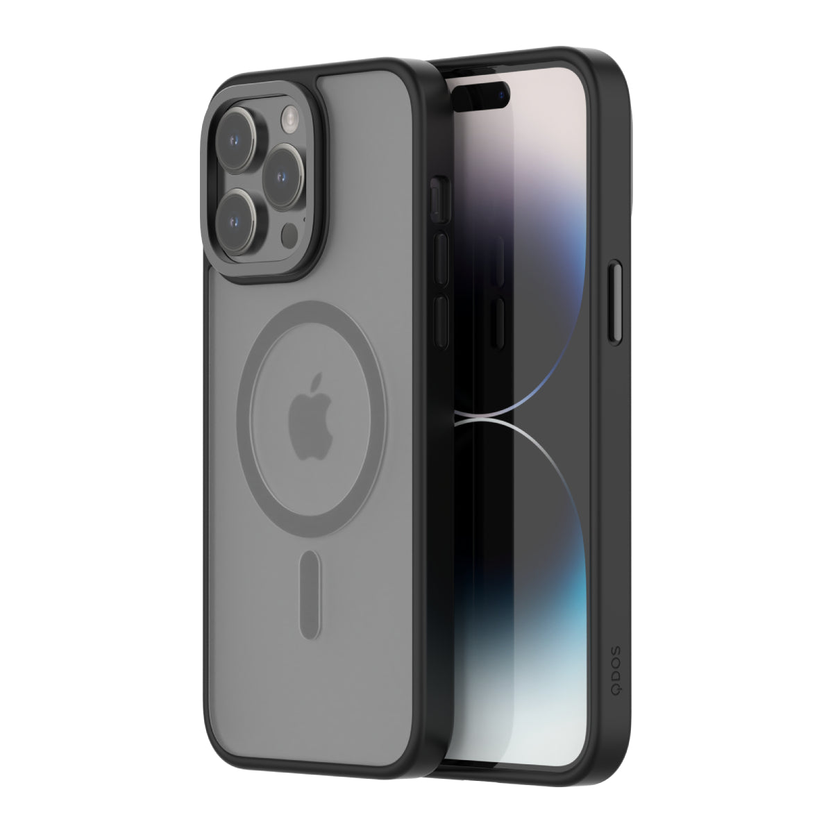 Hybrid Soft + Snap - iPhone 14 Pro Max Case MagSafe Compatible - Clear / Midnight