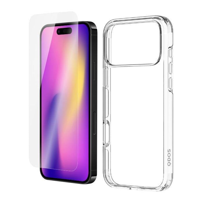 DUAL DEFENCE+ | iPhone 17 Pro Max - Clear Case & Screen Protector Bundle