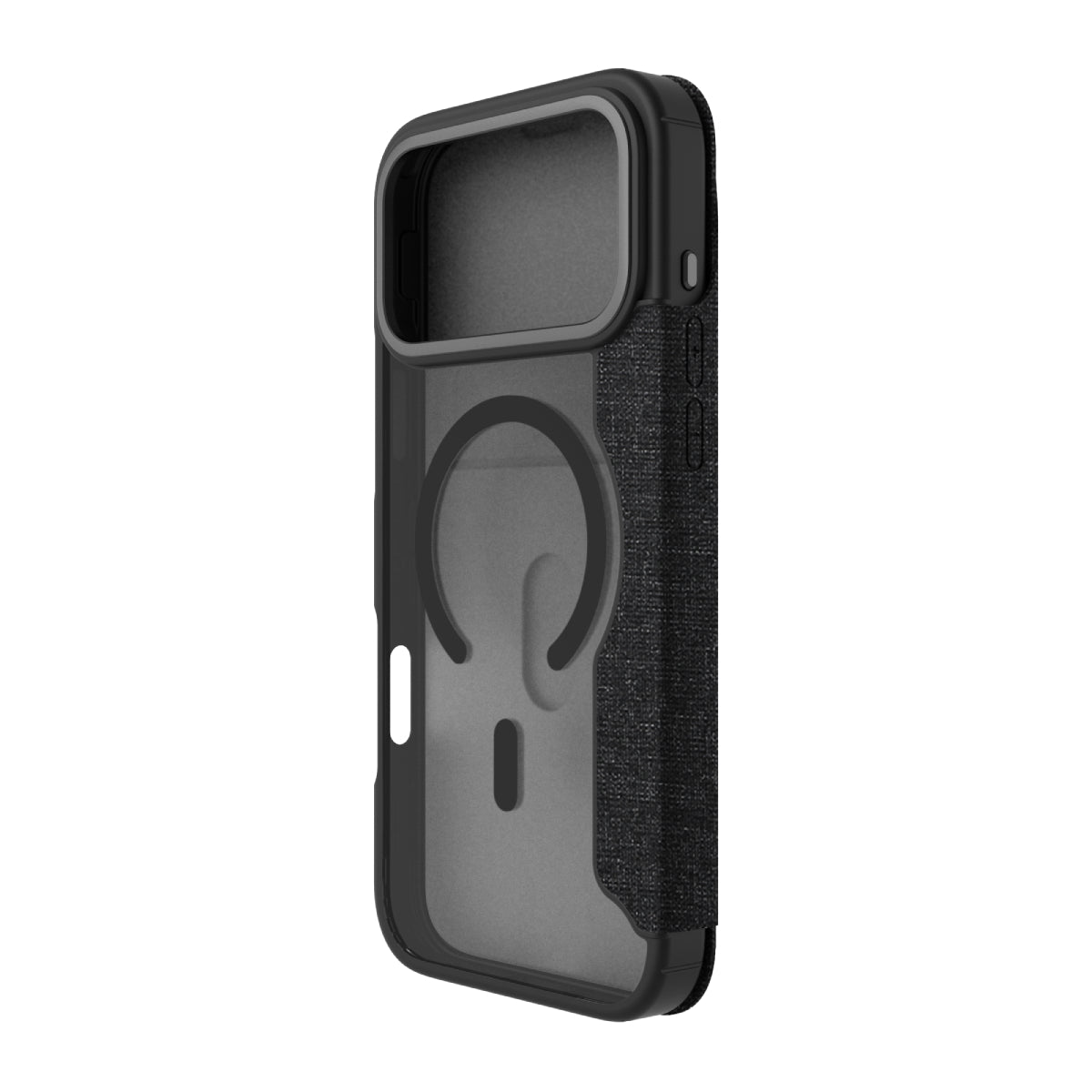 Hybrid Fold | MIL STD - iPhone 17 Pro Max Folio Case Magsafe Compatible - Clear