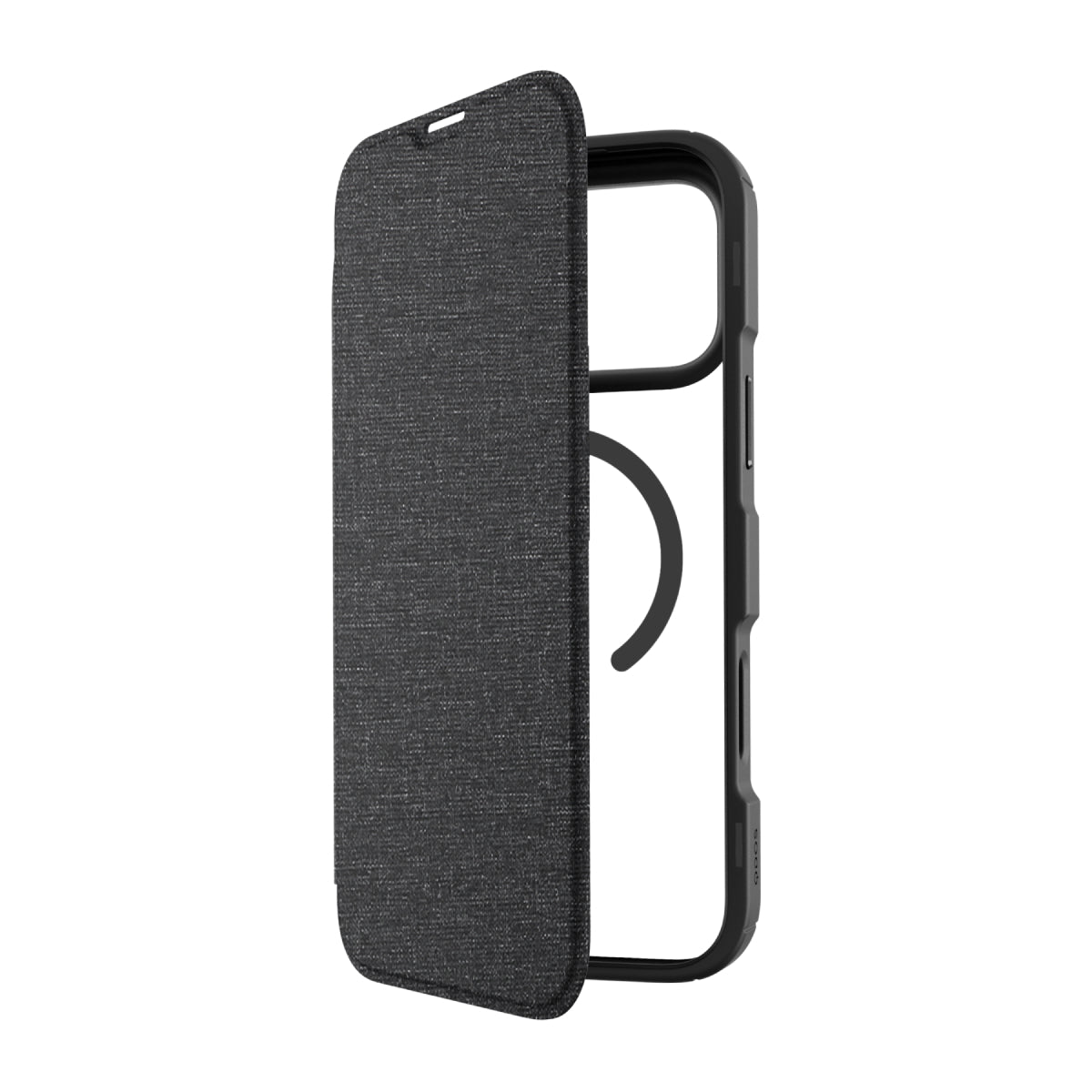 Hybrid Fold | MIL STD - iPhone 17 Pro Max Folio Case Magsafe Compatible - Clear
