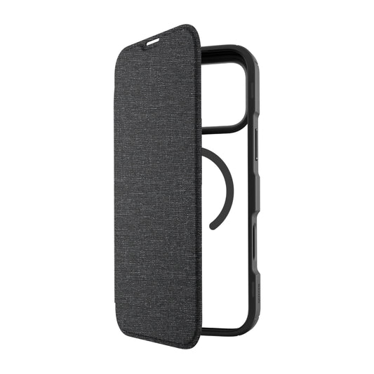 Hybrid Fold | MIL STD - iPhone 17 Pro Max Folio Case Magsafe Compatible - Clear