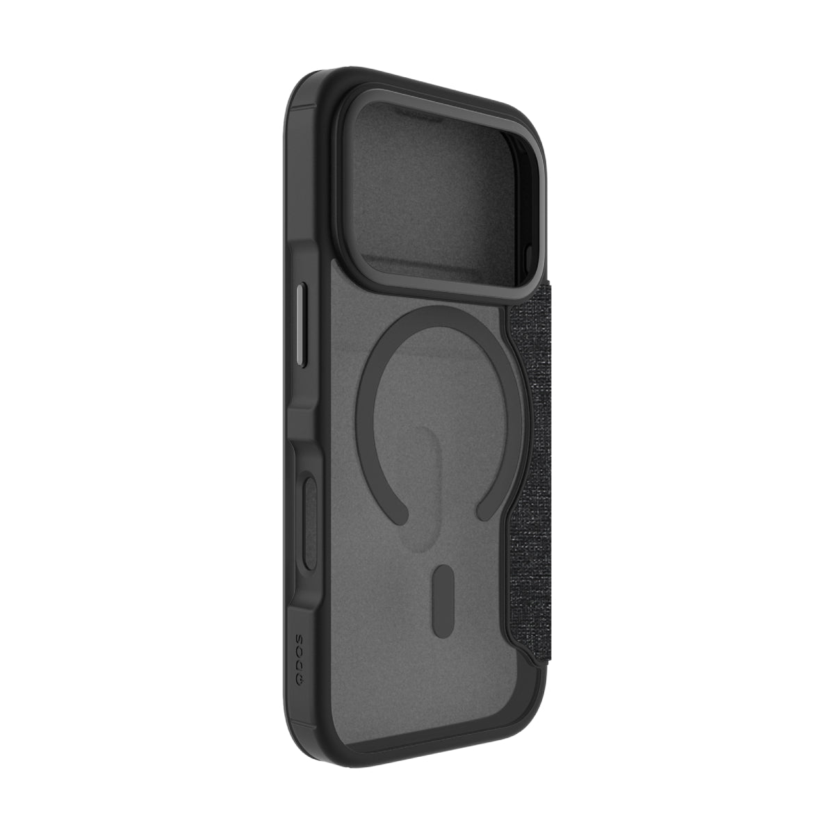 Hybrid Fold | MIL STD - iPhone 17 Pro Folio Case Magsafe Compatible - Clear