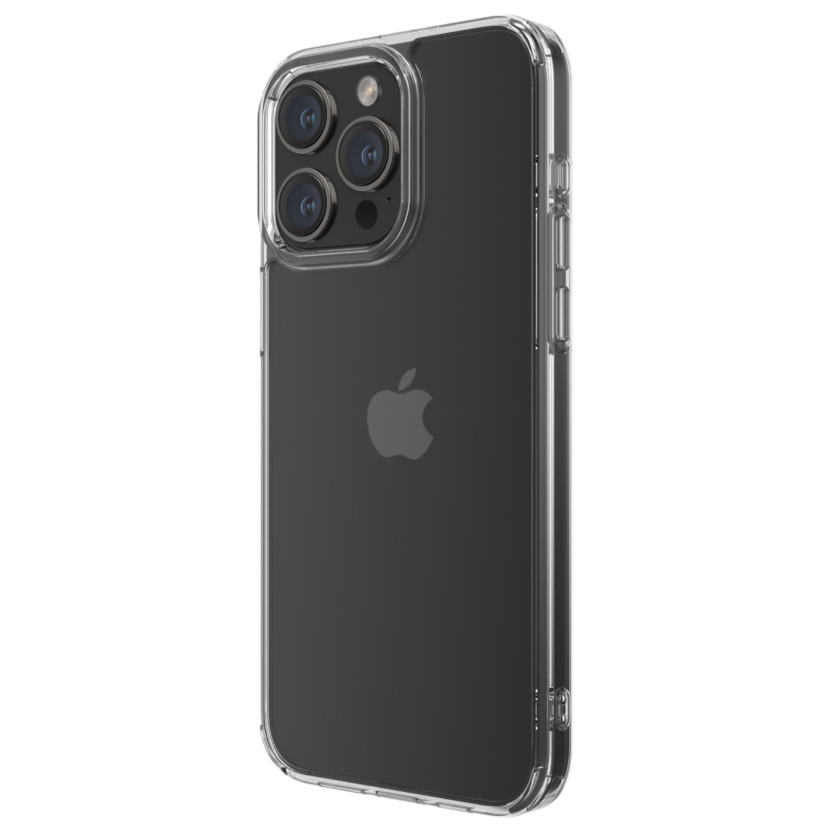 QDOS iPhone 15 Pro Max HYBRID Case Clear, Rigid