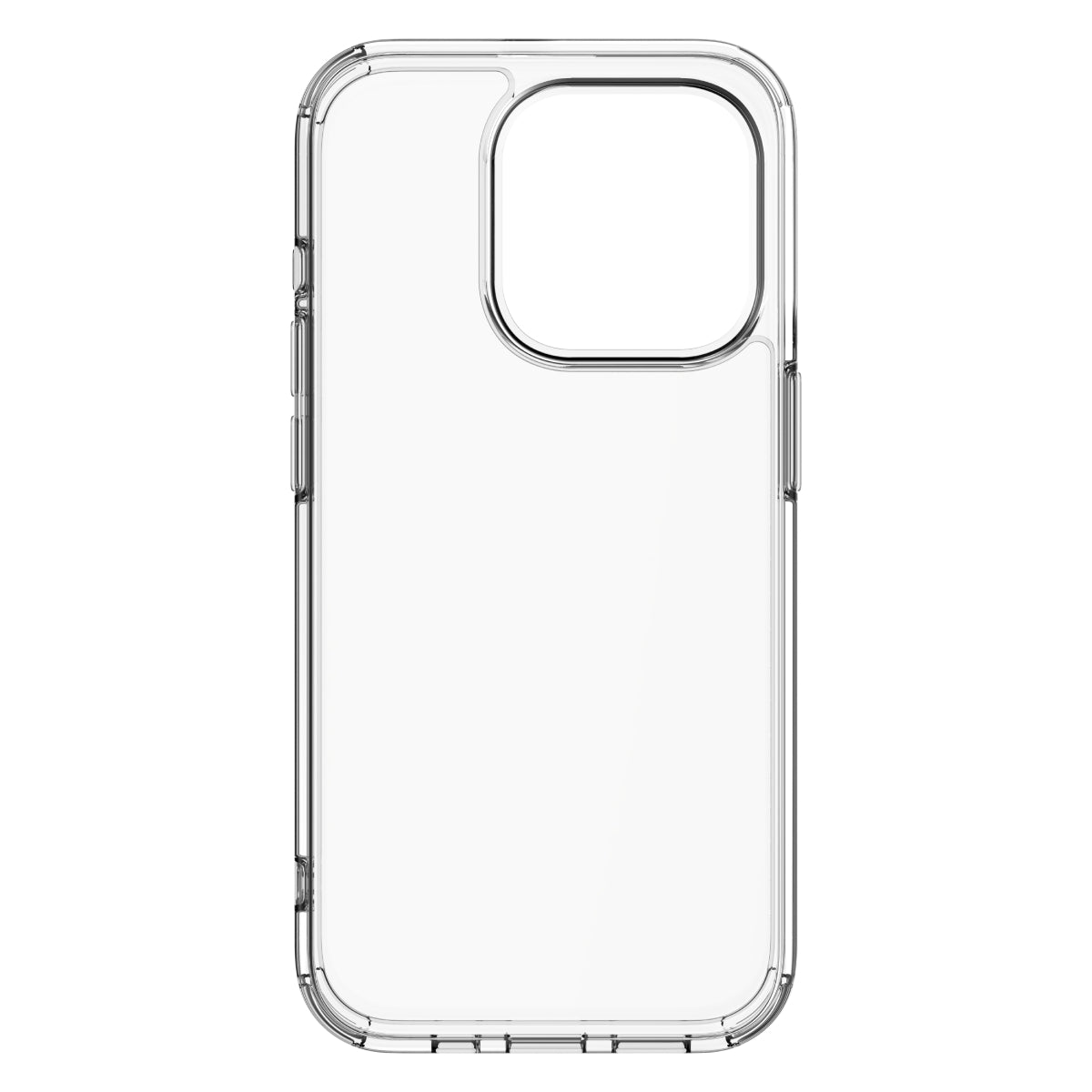 Hybrid - Apple iPhone 15 Pro Case - Clear, Front View of the Case Without Phone