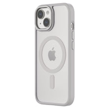 HYBRID SOFT + SNAP for iPhone 15 - Clear / Grey