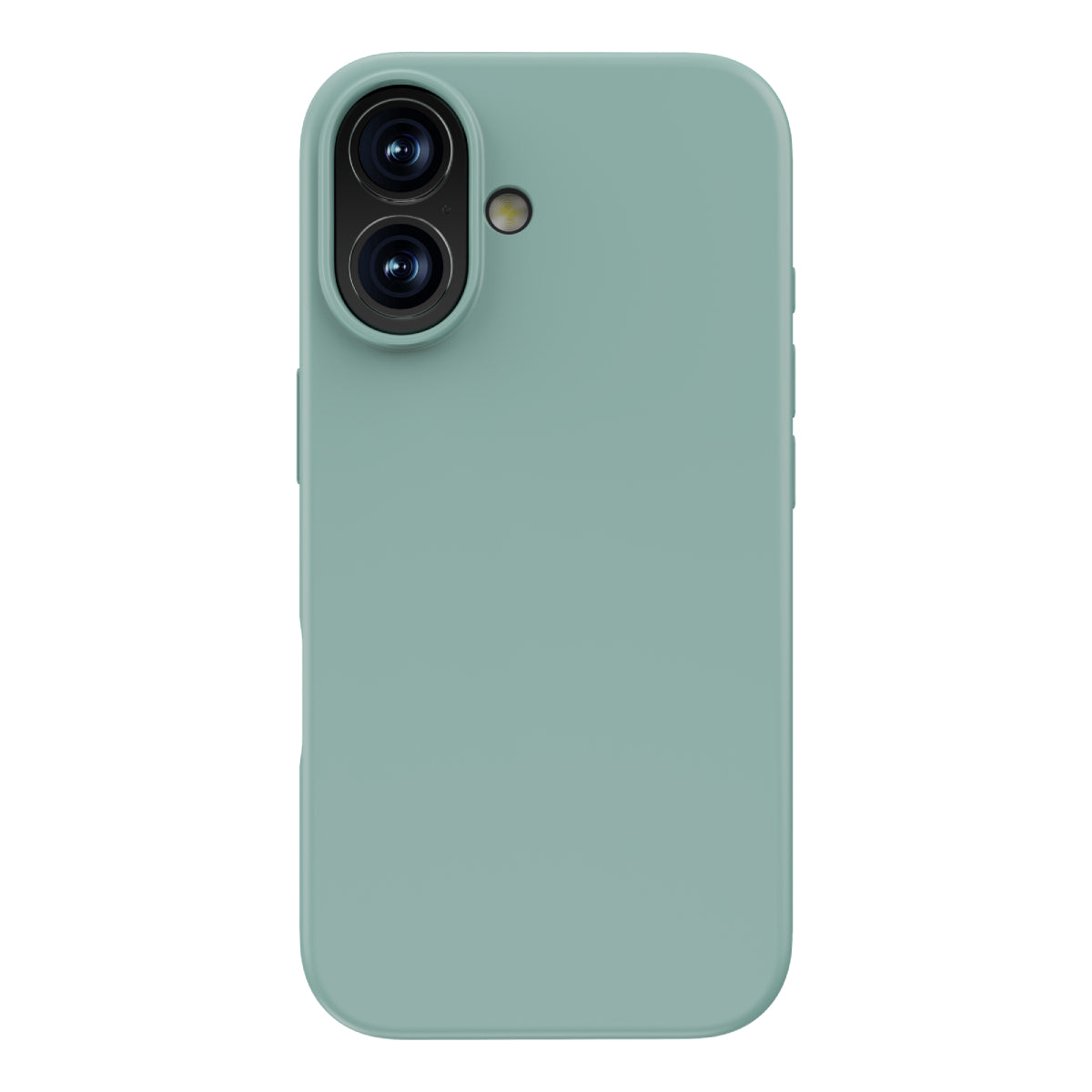 Touch Pure + Snap - Apple iPhone 16 Case MagSafe Compatible - Teal, Rear View Rigid Back with Phone