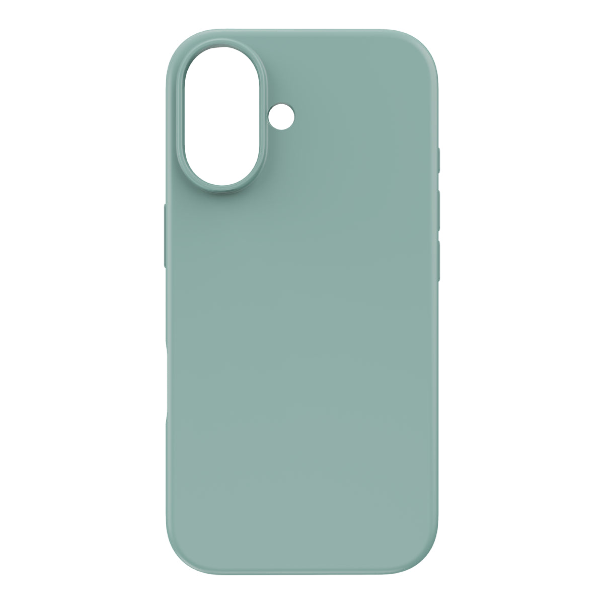 Touch Pure + Snap - Apple iPhone 16 Case MagSafe Compatible - Teal, Rear View Rigid Back Without Phone