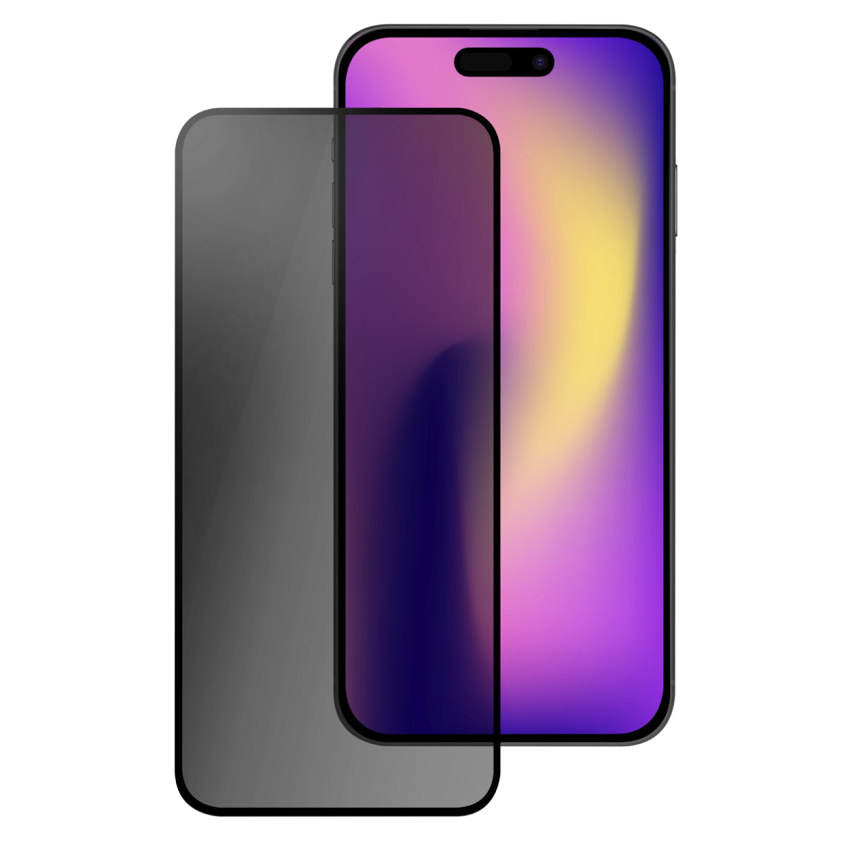 OptiGuard Eco Glass Privacy - iPhone 17 Pro Max Privacy Screen Protector - Privacy Black