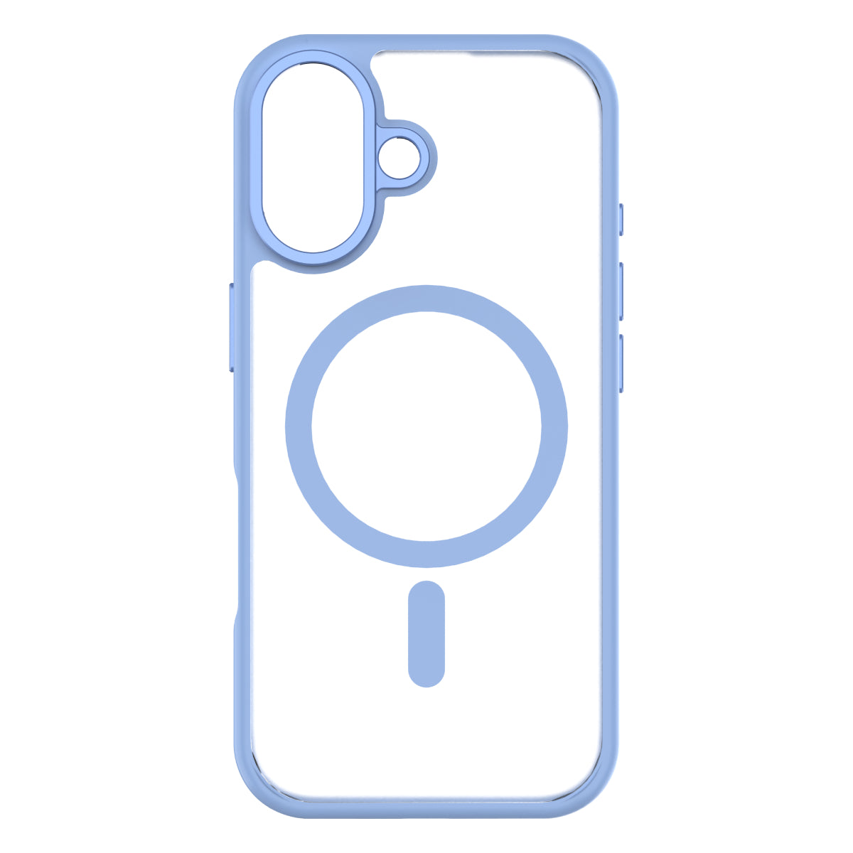 Hybrid Drop | SOFT TOUCH - iPhone 17 Case MagSafe Compatible - Baby Blue
