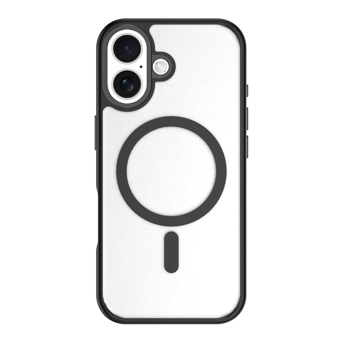 Hybrid Drop | SOFT TOUCH - iPhone 17 Case MagSafe Compatible - Black
