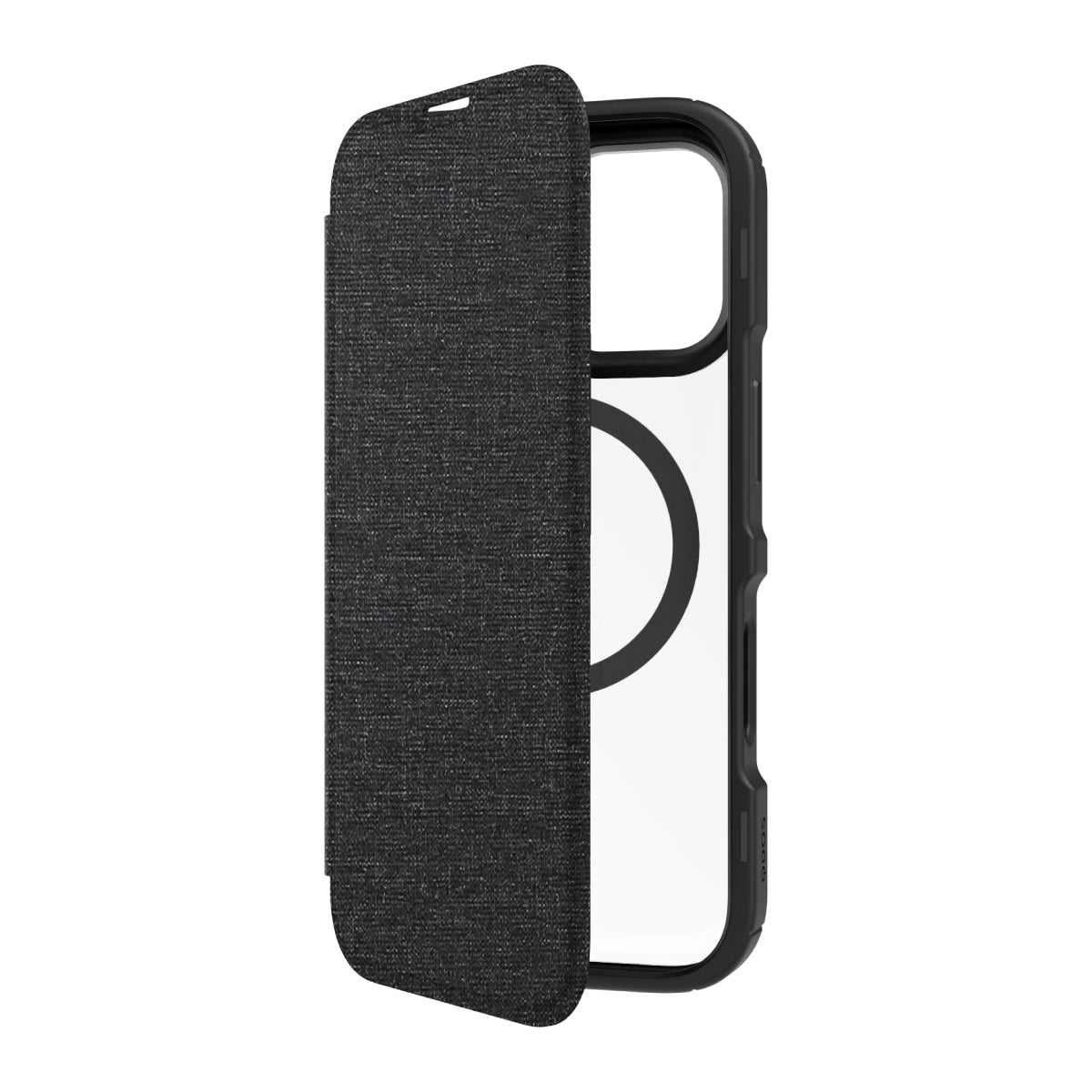 Hybrid Fold | MIL STD - iPhone 17 Folio Case Magsafe Compatible - Clear