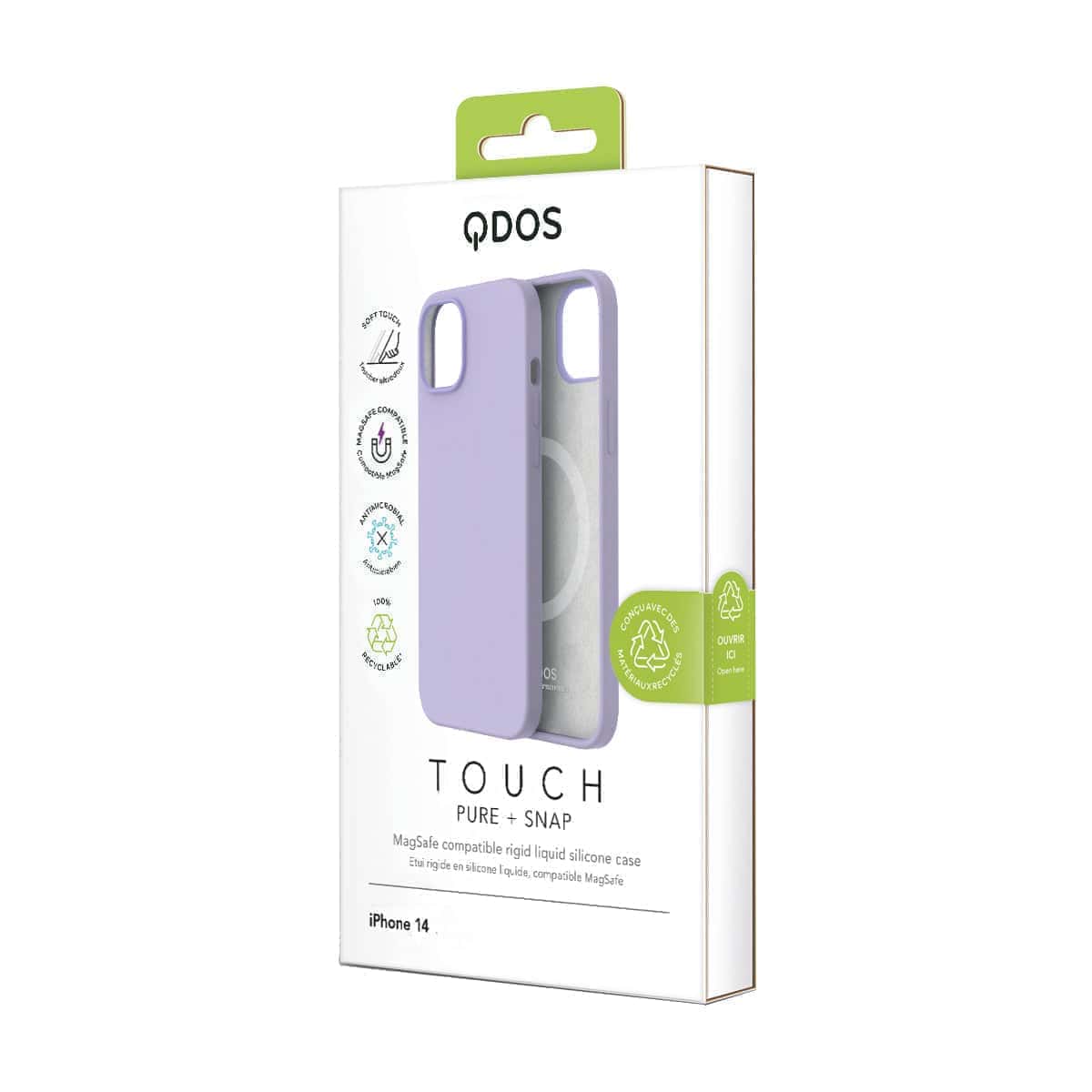 Touch Pure + Snap - iPhone 14 | iPhone 13 Case MagSafe Compatible - Lavender