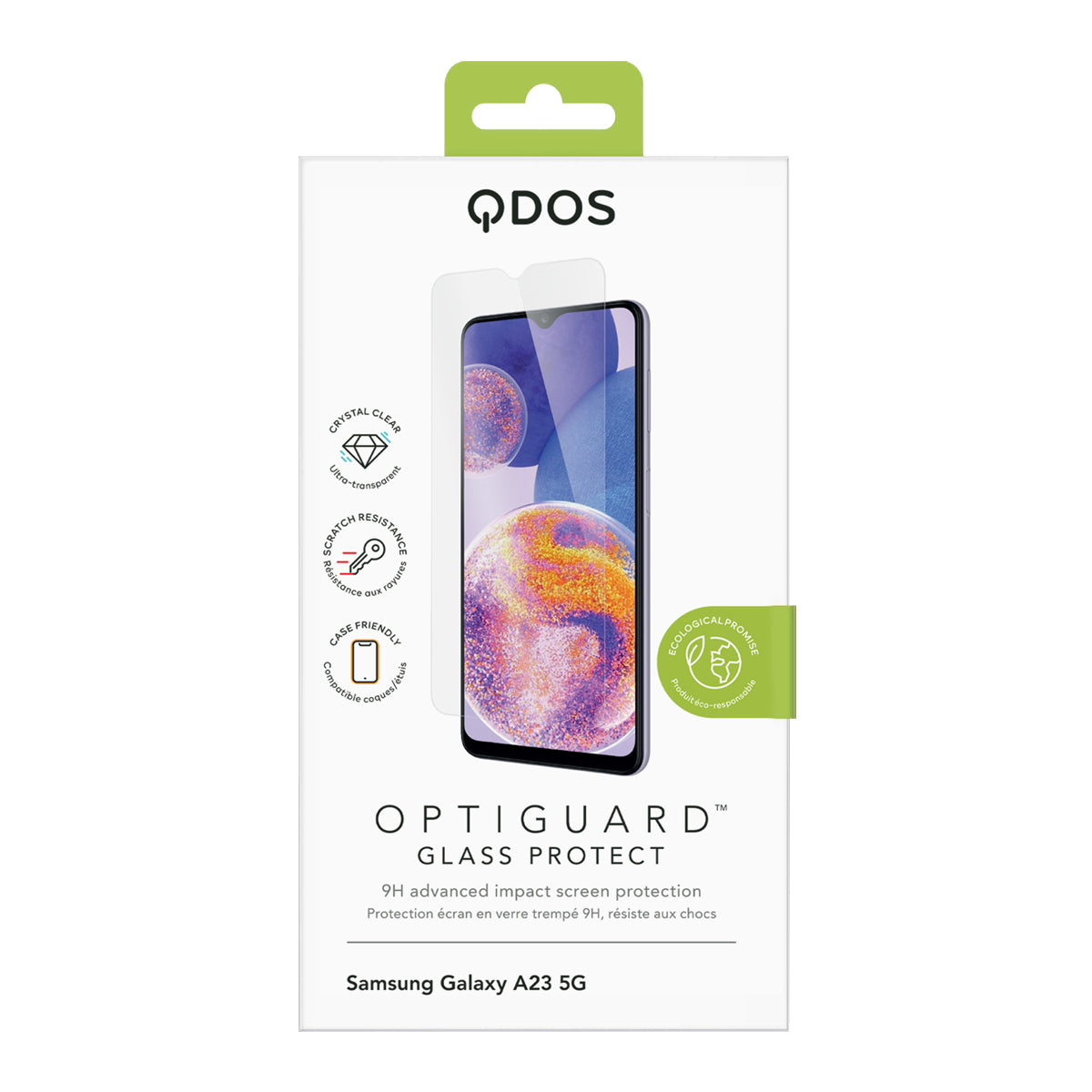 OptiGuard Glass Protect - Samsung Galaxy A23 5G Screen Protector - Clear