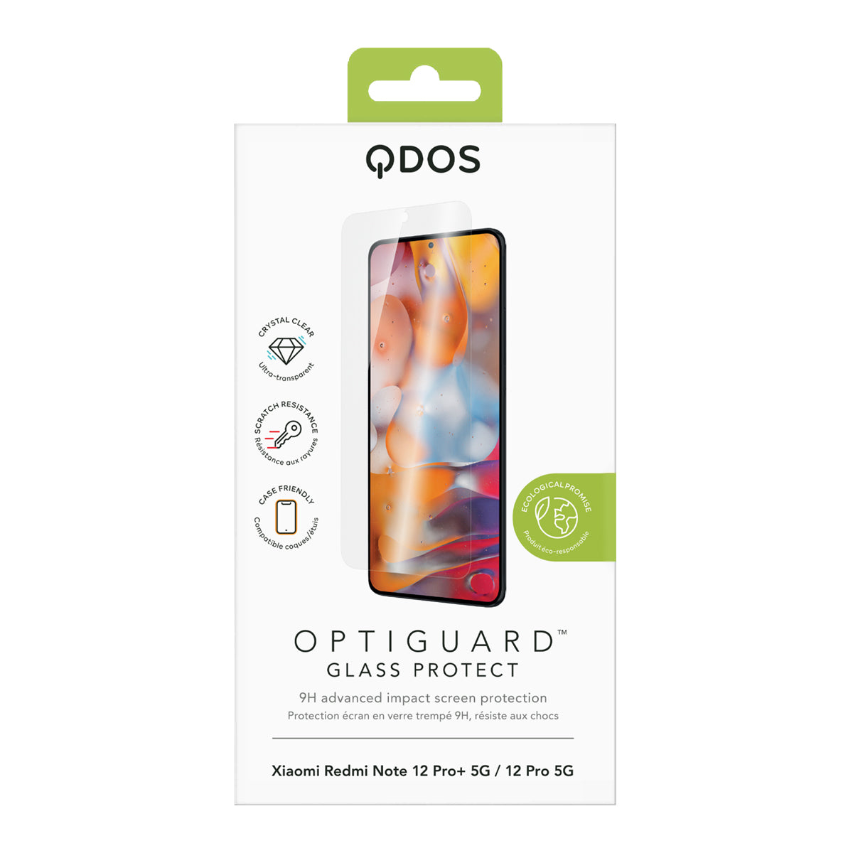 OptiGuard Glass Protect - Xiaomi Redmi Note 12 Pro 5G | Redmi Note 12 Pro+ 5G Screen Protector - Clear