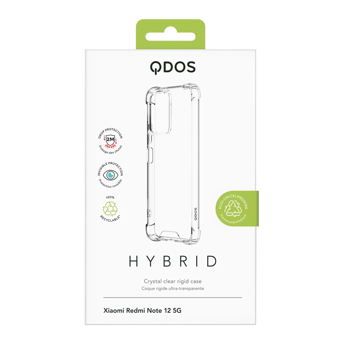 Hybrid - Xiaomi Redmi Note 12 5G Case - Clear