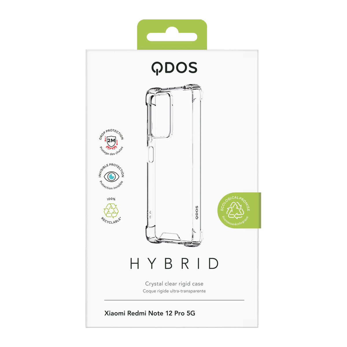 Hybrid - Xiaomi Redmi Note 12 Pro 5G Case - Clear