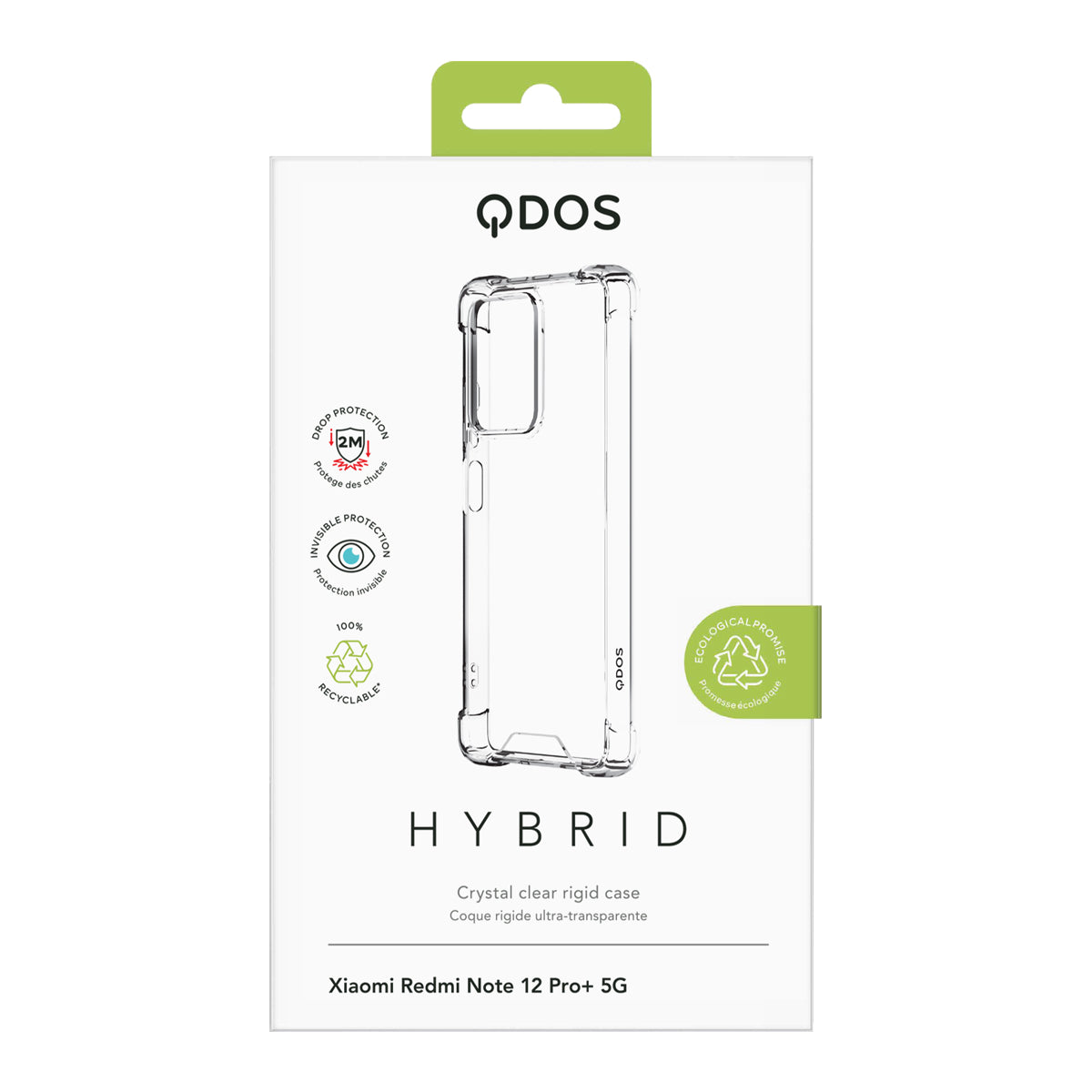 Hybrid - Xiaomi Redmi Note 12 Pro+ 5G Case - Clear