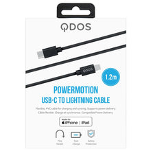 PVC USB-C to Lightning Cable, Black (1.2m)