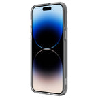 Hybrid - Apple iPhone 14 Pro Max  - Clear, Angled Front View with Phone and Screen Display On