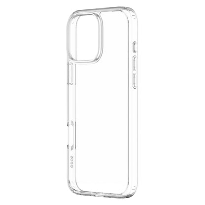 Hybrid - Apple iPhone 16 Pro Max Case - Clear, Angled View Transparent Back Without Phone