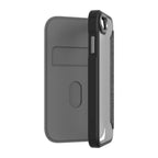 Hybrid Fold - iPhone SE | 8 | 7 | 6s | 6 Wallet Case - Clear / Black