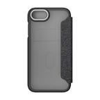 Hybrid Fold - iPhone SE | 8 | 7 | 6s | 6 Wallet Case - Clear / Black