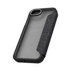 Hybrid Fold - iPhone SE | 8 | 7 | 6s | 6 Wallet Case - Clear / Black
