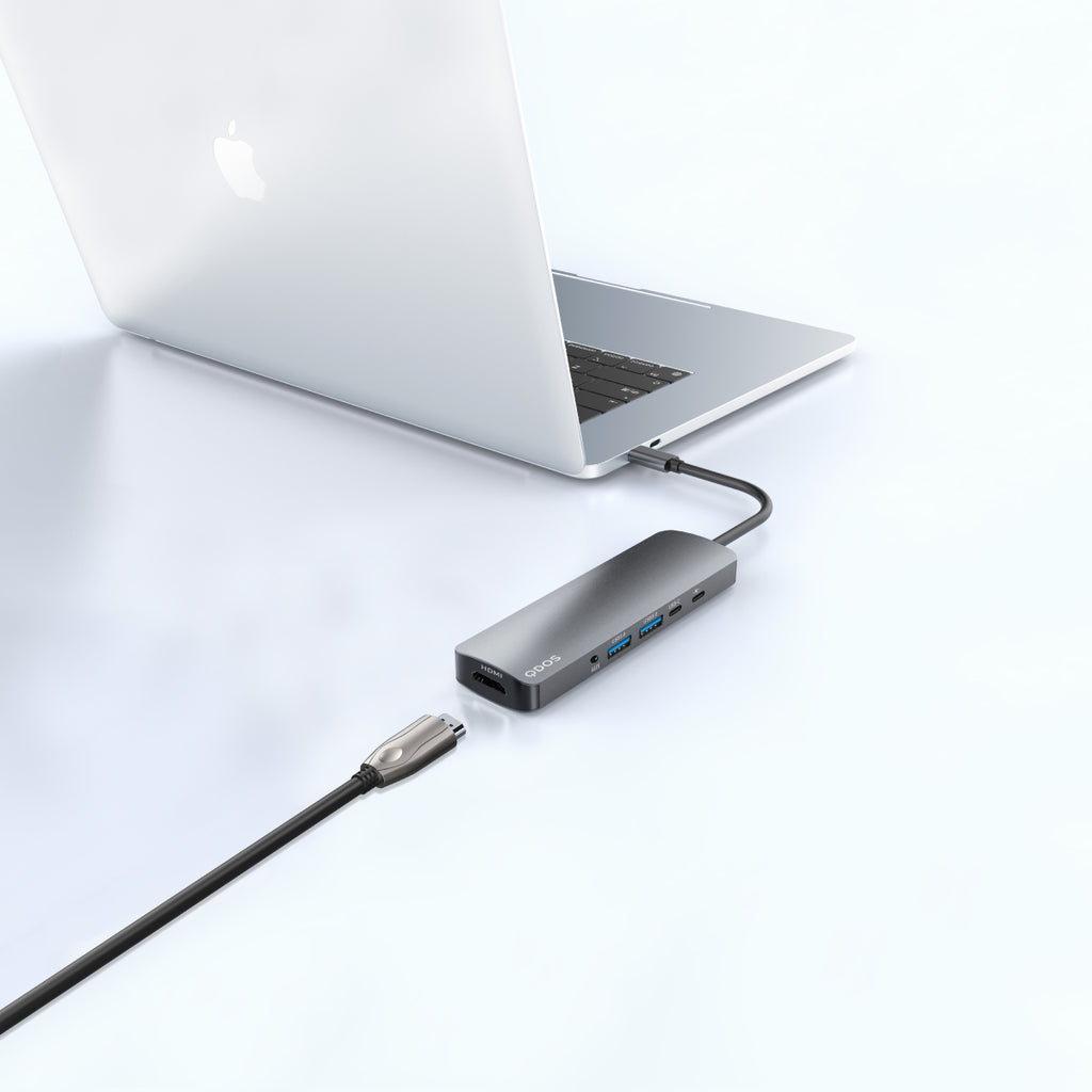PowerLink MINI 6-in-1 USB-C Hub - Space Grey