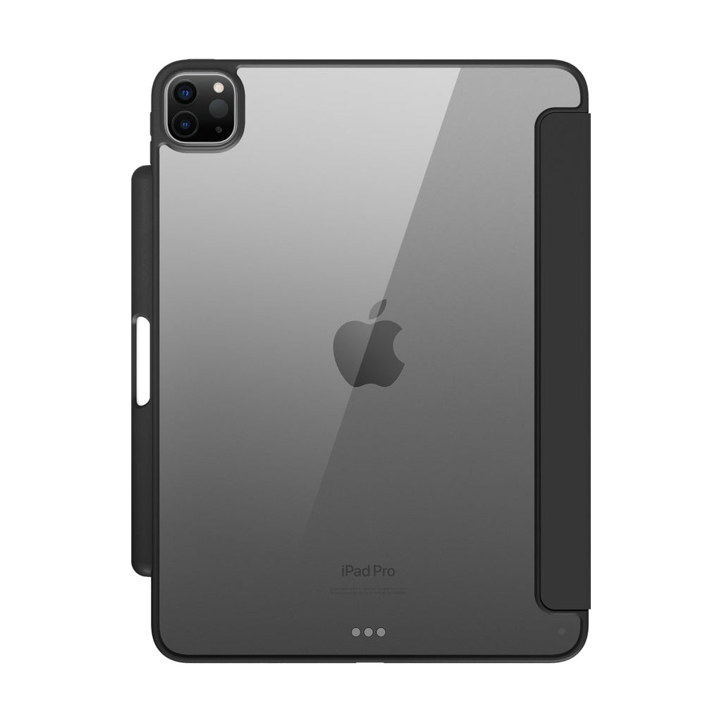 MUSE - Apple iPad Air 11-inch (M4/M3/M2) | iPad Air (5th/4th gen) | iPad Pro 11-inch (4th/3rd/2nd/1st gen) Folio Case - Clear / Grey
