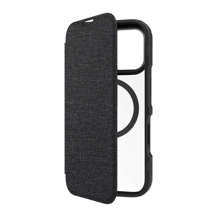 Hybrid Fold | MIL STD - iPhone 17 Folio Case Magsafe Compatible - Clear