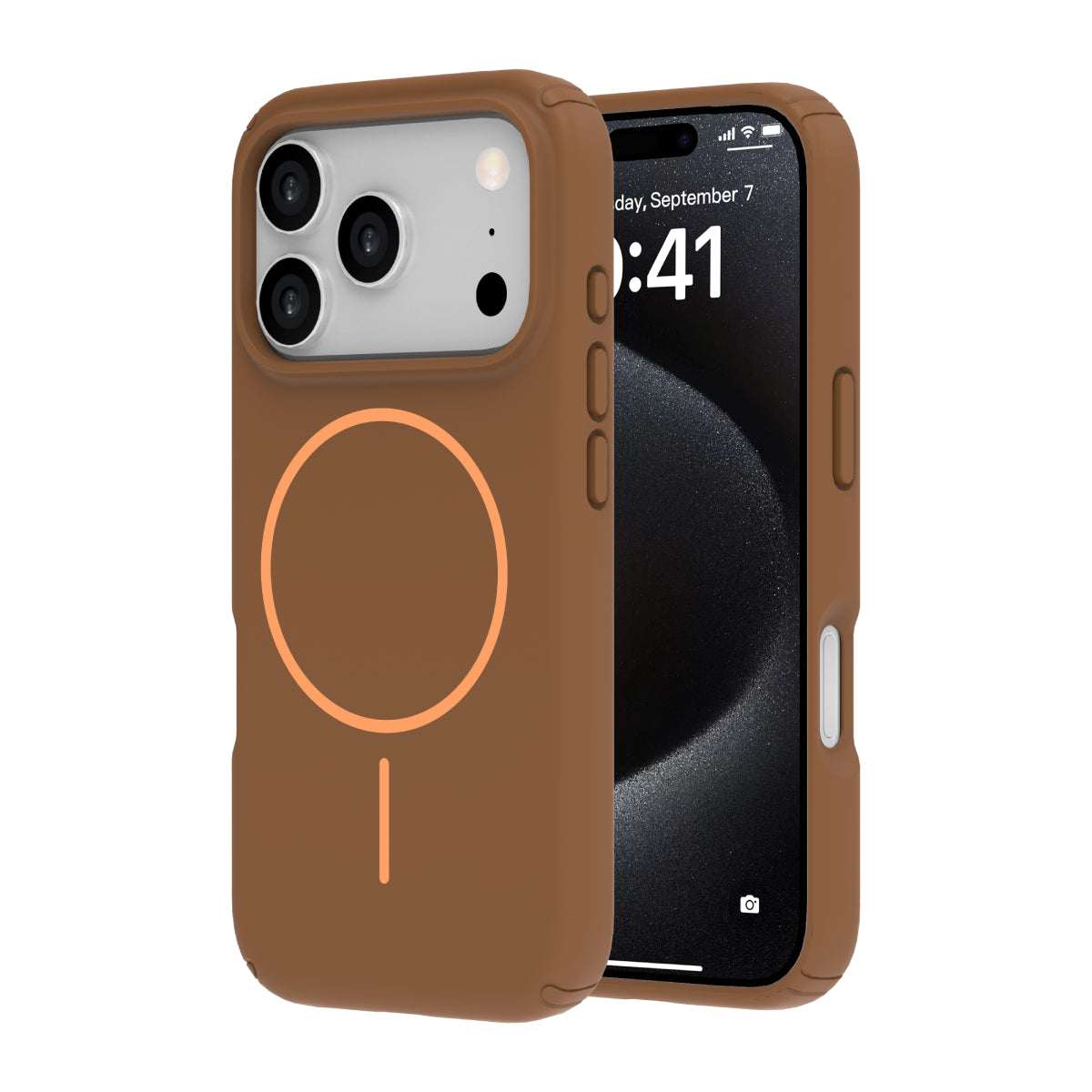 Tone - iPhone 17 Pro Case MagSafe Compatible - Brown