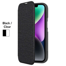 HYBRID FOLD + SNAP for iPhone 14/13 - Black / Clear