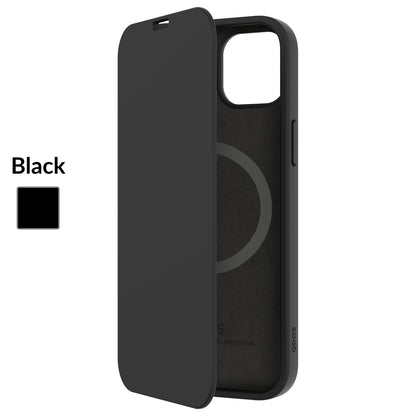 Touch Fold + Snap - iPhone 14 Plus Wallet Case MagSafe Compatible - Black