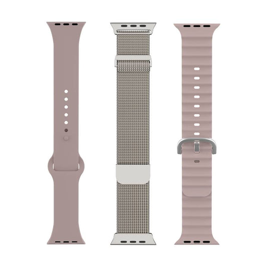 Apple Watch Strap Bundle - Apple Watch Series 10 (42mm) / Series 9 (41mm) / SE (40mm) - Pink