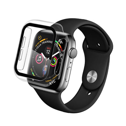 Essential Bundle - Apple Watch Charger (White) + Infinity Glass for Apple Watch Series 6/SE/5/4 - 44mm