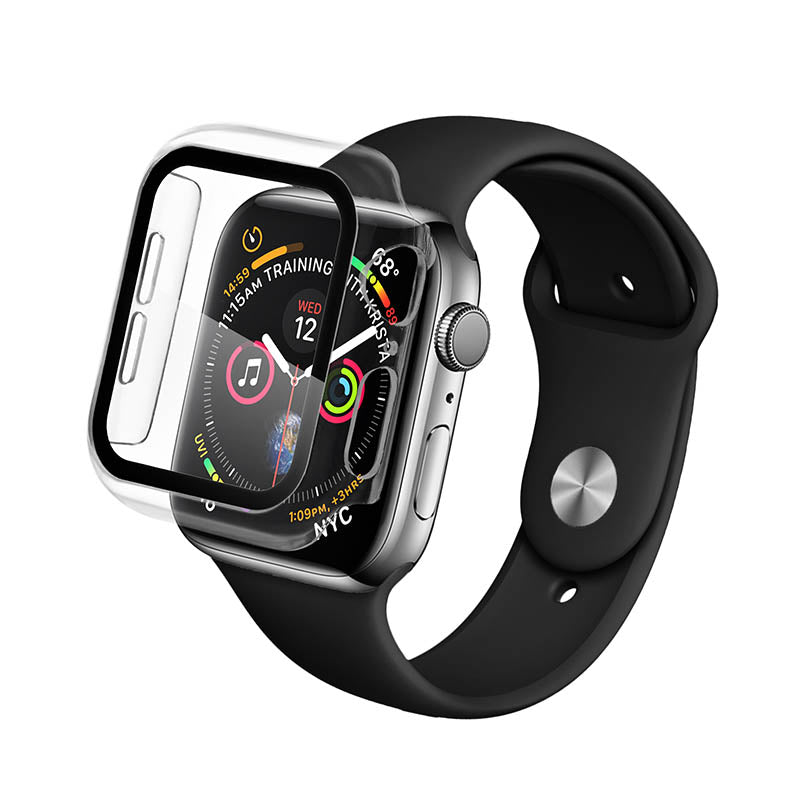 Essential Bundle - Apple Watch Charger (White) + Infinity Glass for Apple Watch Series SE 3 | SE 2 | SE | 6 | 5 | 4 - 40mm
