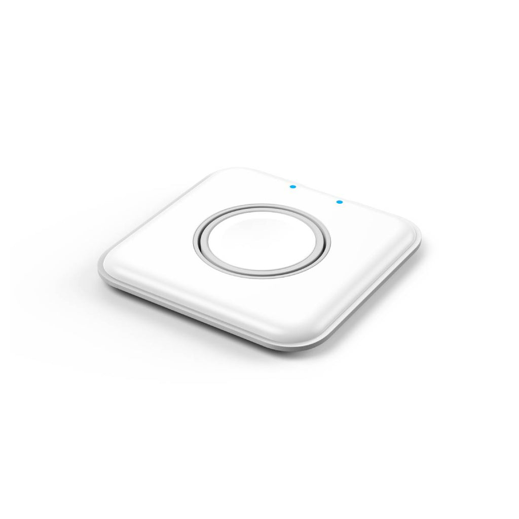 Essential Bundle - Apple Watch Charger (White) + Infinity Glass for Apple Watch Series SE 3 | SE 2 | SE | 6 | 5 | 4 - 44mm