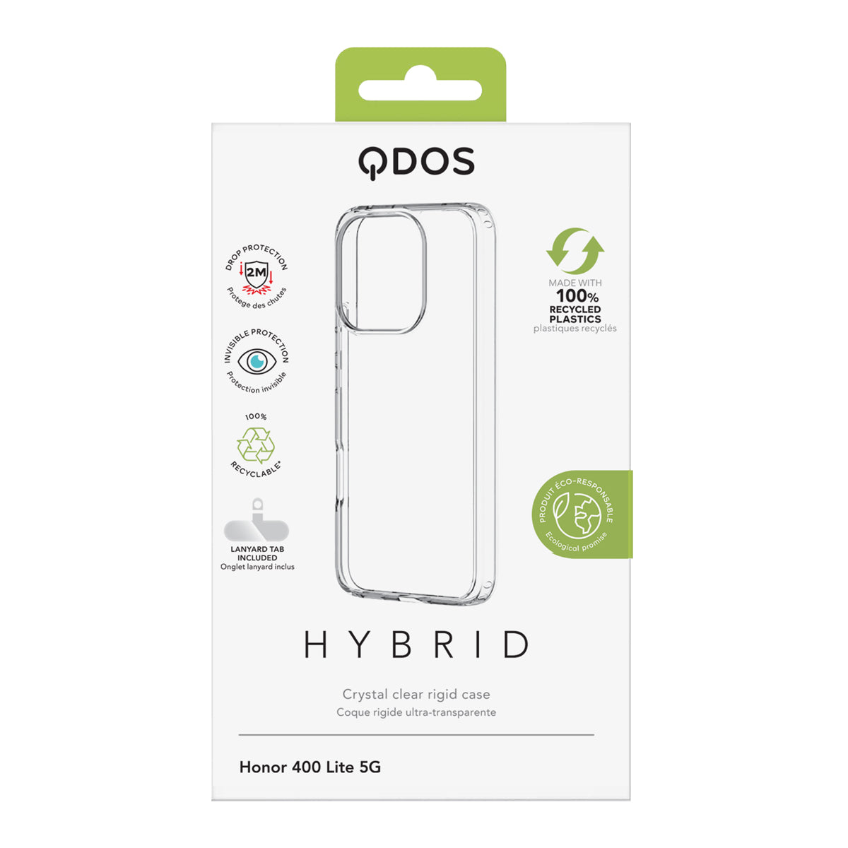 Hybrid Clear Case for Honor 400 Lite 5G