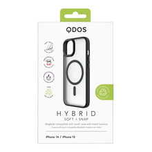 HYBRID SOFT + SNAP for iPhone 14/13 - Clear / Midnight