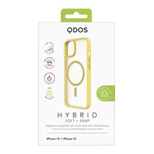 HYBRID SOFT + SNAP for iPhone 14/13 - Clear / Yellow