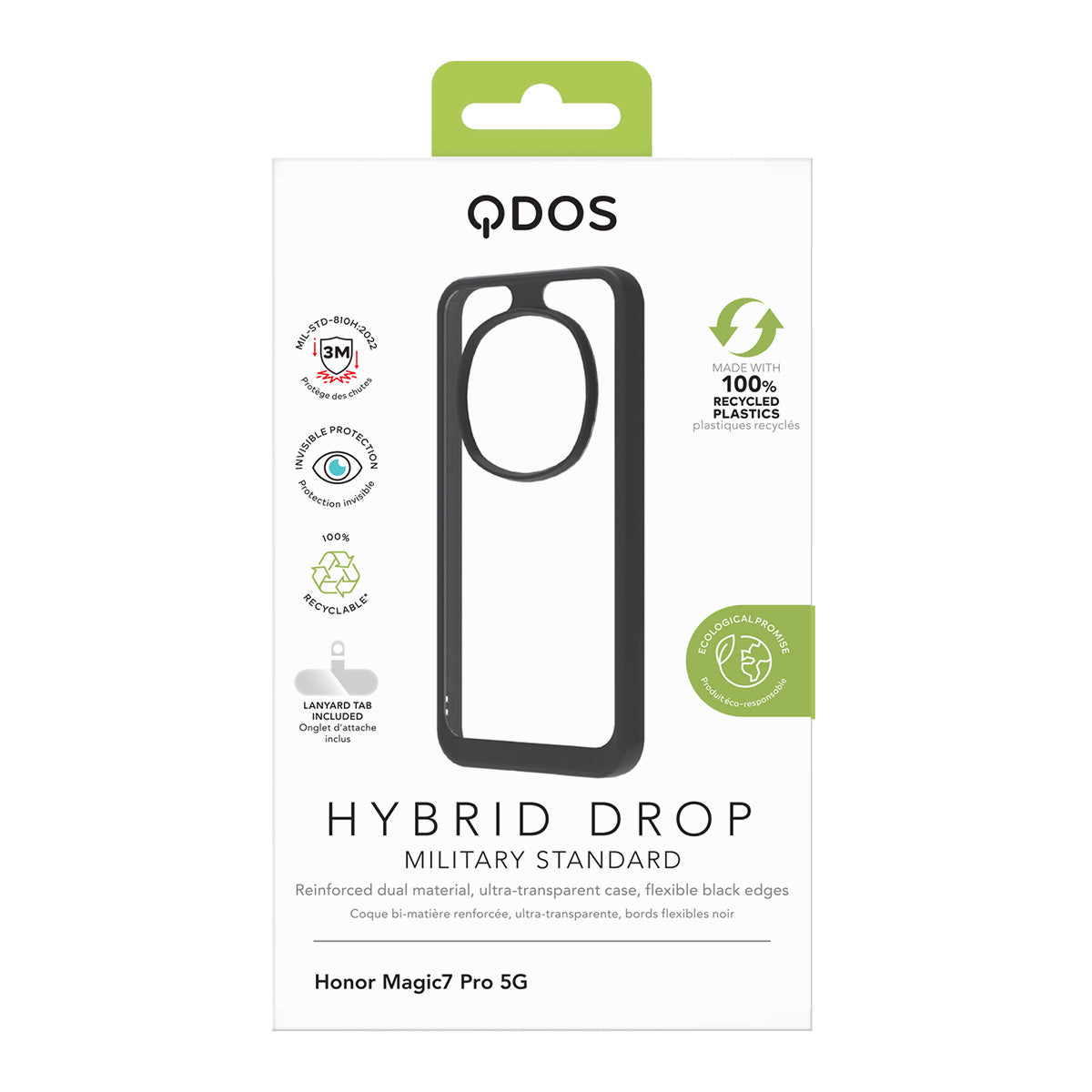 Hybrid Drop Case for Honor Magic7 Pro 5G - Clear