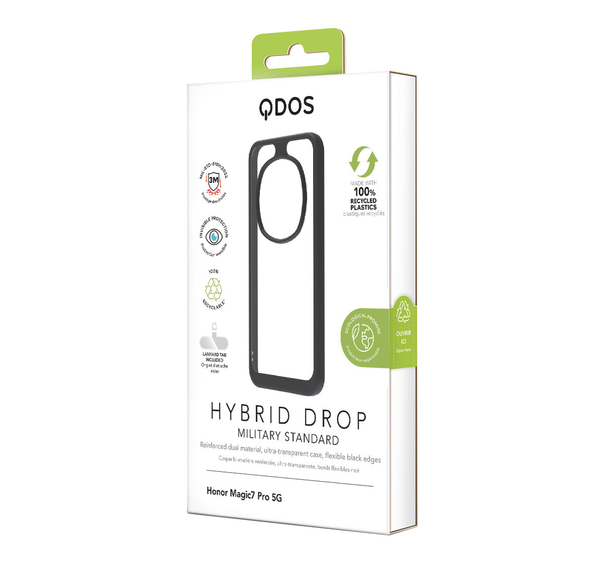 Hybrid Drop Case for Honor Magic7 Pro 5G - Clear