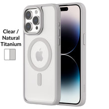 HYBRID SOFT + SNAP for iPhone 15 Pro Max - Clear / Natural Titanium