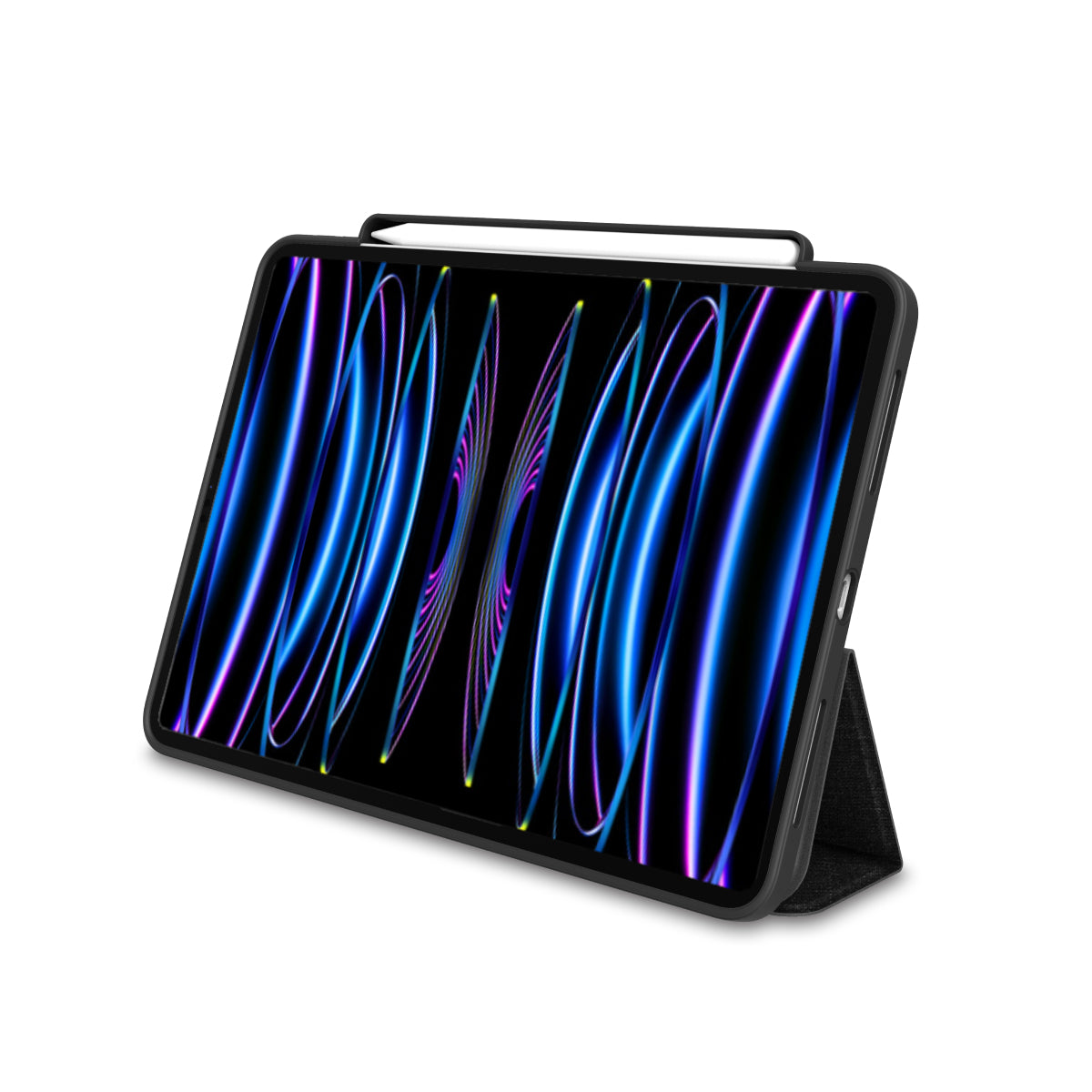 MUSE - Apple iPad Air 11-inch (M3/M2) | iPad Air (5th/4th gen) | iPad Pro 11-inch (4th/3rd/2nd/1st gen) Folio Case - Clear / Grey