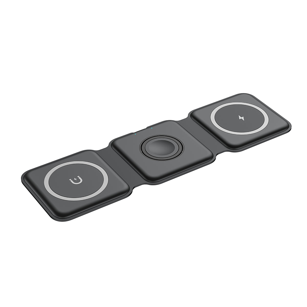 PowerMag 3-in-1 Wireless Charger - Black